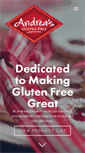 Mobile Screenshot of andreasglutenfree.com
